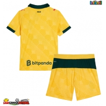 Camisa de Futebol AC Milan Equipamento Alternativo Infantil 2025-26 Manga Curta (+ Calças curtas)